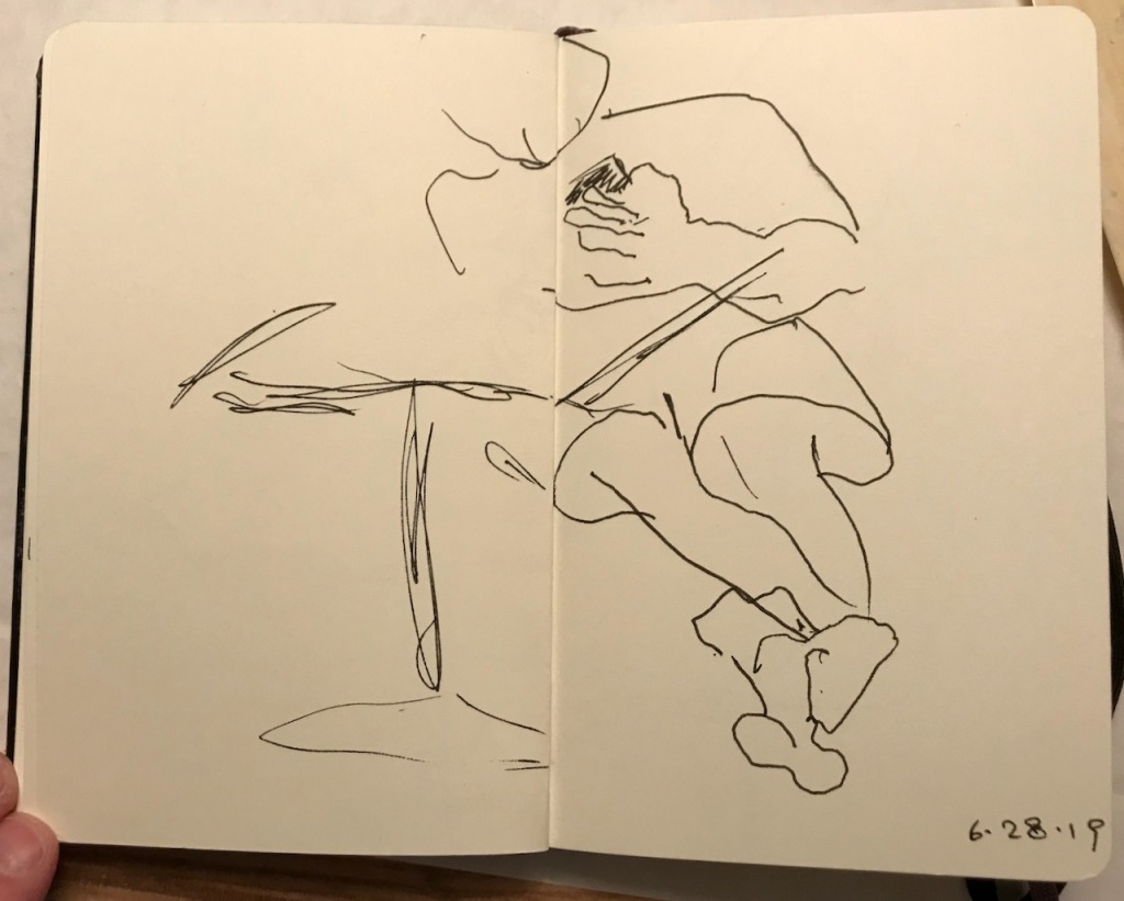 Blind Drawing - Sketch Book Series: Short Pants (2019)
