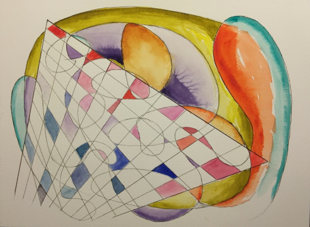 Brain-Related Watercolor: Fantasy Cross Section (2016) 