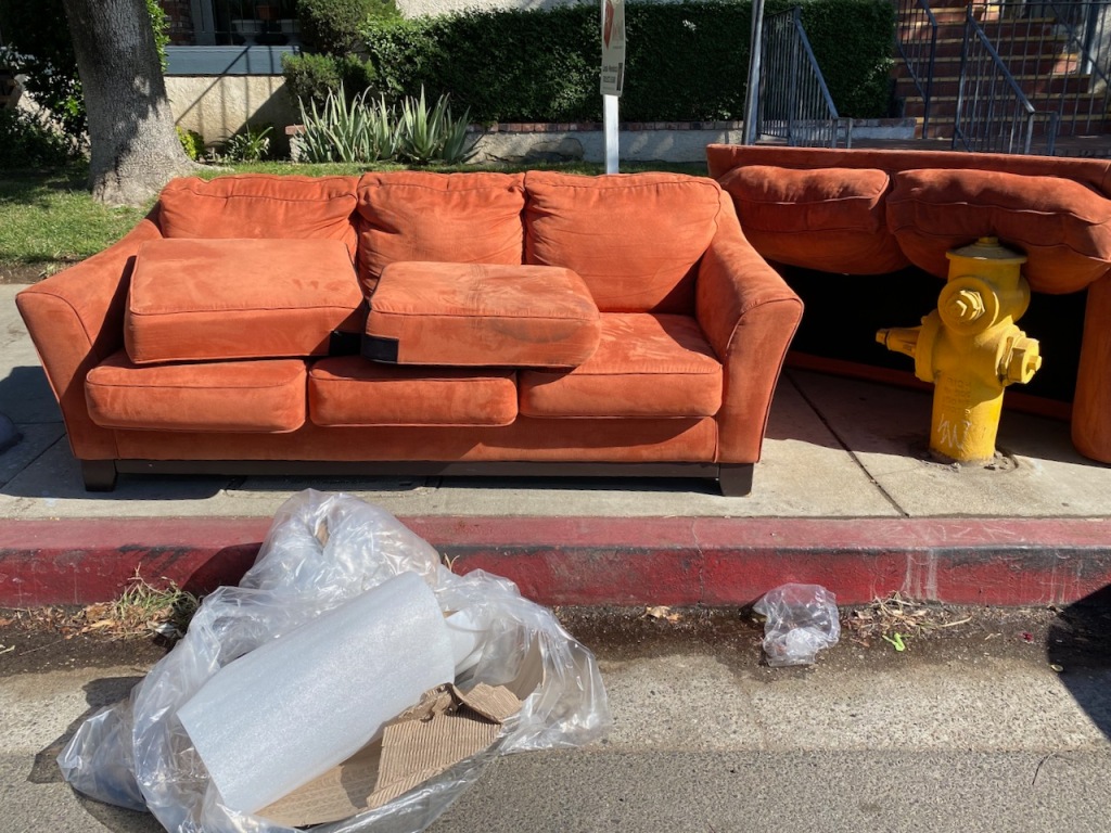 Street Couches: Couches and Fire Hydrant - Taking Precautions (2022) 